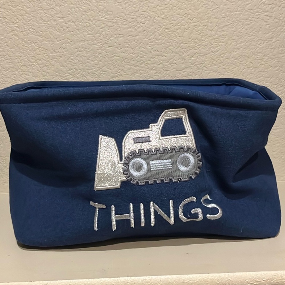 Toy Truck Bin - BLUE
